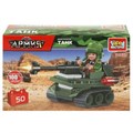 Конструктор ТАНК, 50 дет. Город мастеров 70091-JS