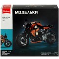 Конструктор пласт. мотоцикл 196дет. в русс. кор. M38-B1130