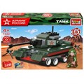 АРМИЯ РОССИИ конструктор колёсный ТАНК 3в1, 128 дет. Город мастеров 7342-JS