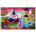 Конструктор велопрогулка, 26 дет. Город мастеров 20027-AA