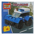 Конструктор полицейская машина, 18 дет. Город мастеров 30053-JS