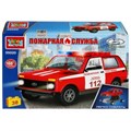 Конструктор LADA 4х4: ПОЖАРНАЯ СЛУЖБА, 38 дет. (легко собрать) Город мастеров 35020-KK