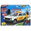 Конструктор LADA 4x4 ТАКСИ, 40 дет. (легко собрать) Город мастеров 55005-KK
