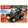 АРМИЯ РОССИИ конструктор ДЖИП с ракетной установкой, 68 дет. Город мастеров 7307-BY