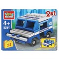 Конструктор полицейская машина 2в1, 22дет. Город мастеров 3241-KK