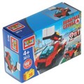 Конструктор ПОЖАРНАЯ МАШИНА 2в1, 36 дет. Город мастеров в кор.80шт 3613-LB