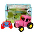 Модель р/у СИНИЙ ТРАКТОР 20 см, звук, розовый, кор. Технопарк в кор.36шт BLUTRA-20RCS-PK