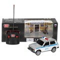 Машина р/у LADA ПОЛИЦИЯ 4x4 18 см, свет, сер, кор. Технопарк в кор.24шт LADA4X4-18LPOL-GY