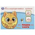 Пишем слоги. Каллиграфическая пропись. 205х140 мм. Скрепка. 16 стр. Умка в кор.50шт 978-5-506-09273-5