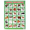 Дикие животные. Плакат А2. Умка 978-5-506-05735-2
