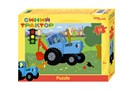 Пазл 35 "Синий трактор" (Биг Папа) # 91484