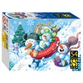Пазл 54 "Новогодние приключения" # 71204