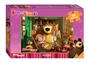 Мозаика puzzle 35 MAXI Маша и Медведь (Анимаккорд) # 91211