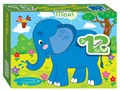 Мозаика puzzle 12 Слоник (Mini-maxi) # 86004