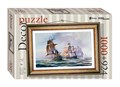 Мозаика puzzle 1000 + рамка Морской бой (Пластиковый пазл) # 98026