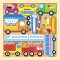 Развивающая игра "Машинки. Деревяшки-развивашки" (Step Kids) # 89883