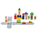 Развивающая игра "Радужный городок" (Деревянный конструктор) (Baby Step) # 89807