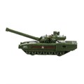 Модель металл свет-звук АРМАТА ТАНК Т-14 12 см, вращ.баш, инерц, зелен, кор. Технопарк ARMATA-12SL-GN-WOD