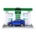 Игрушка пластик свет-звук АВТОЗАПРАВОЧНАЯ СТАНЦИЯ 21 см, С МАШИНКОЙ, кор. Технопарк OILSTA-22PLGLE-GN (48)