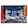 Игрушка пластик свет-звук АВТОЗАПРАВОЧНАЯ СТАНЦИЯ 21 см,  С МАШИНКОЙ, кор. Технопарк OILSTA-22PLPOL-BU (48)